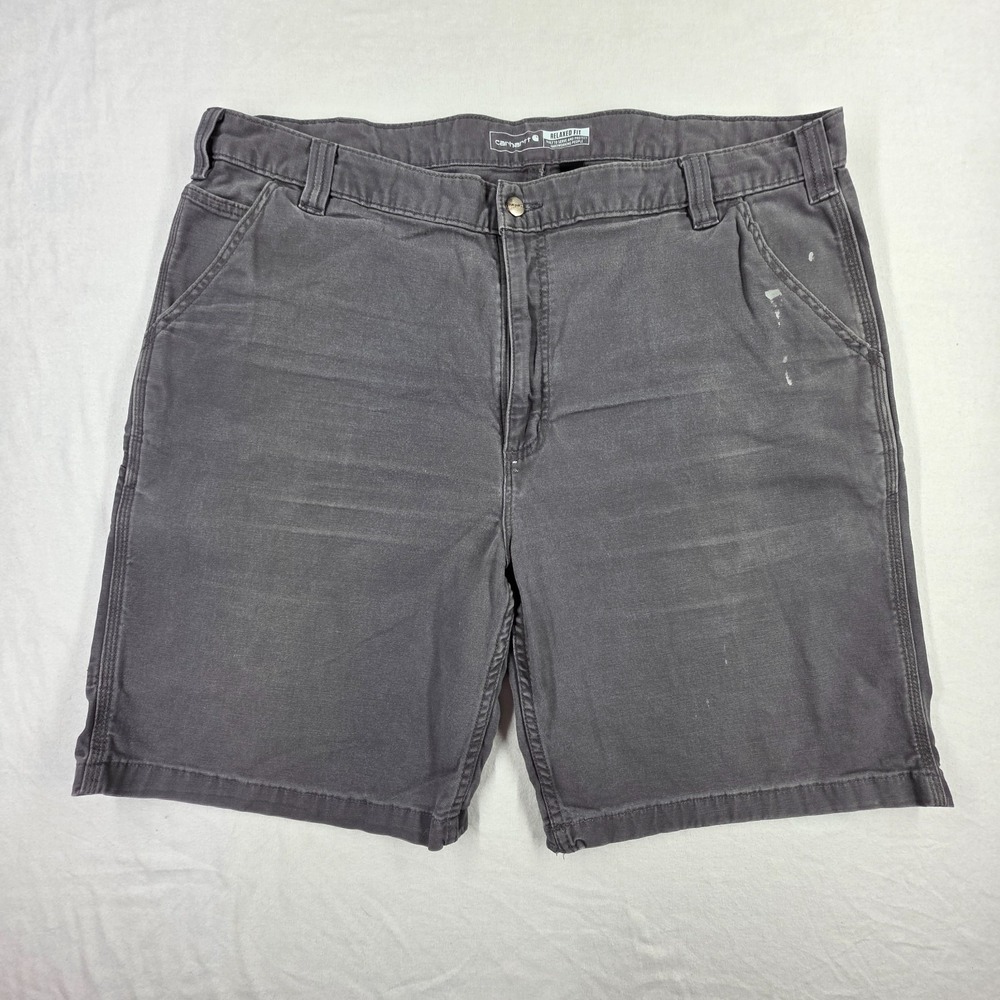Mens Carhartt Relaxed Fit Shorts 42 Imperfect Work Gray
